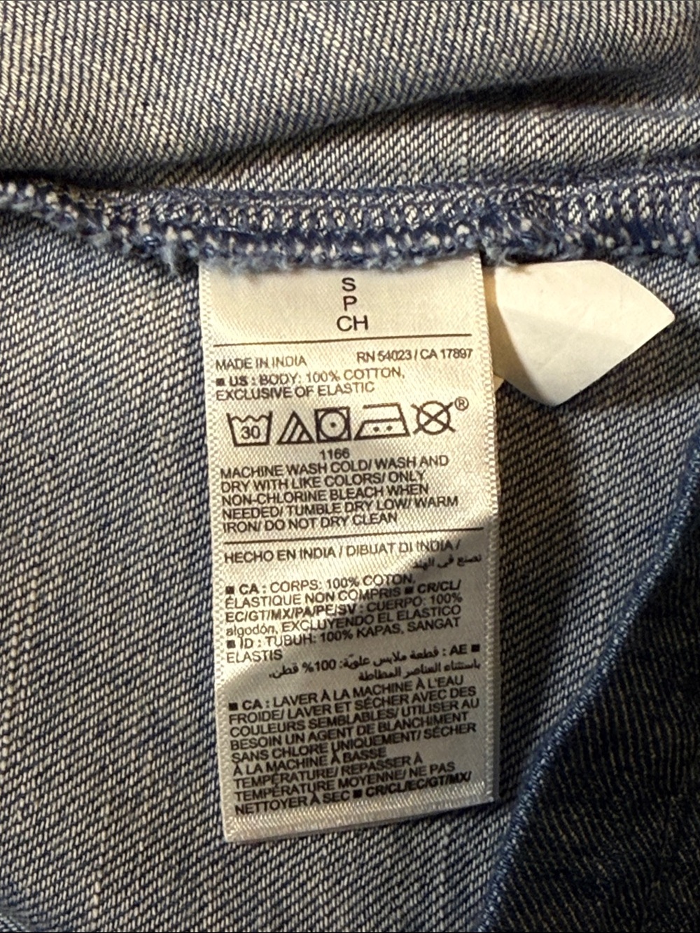 Old Navy Chambray Denim Fit & Flare Midi Dress Small Smocked Back Cotton - Picture 9 of 12